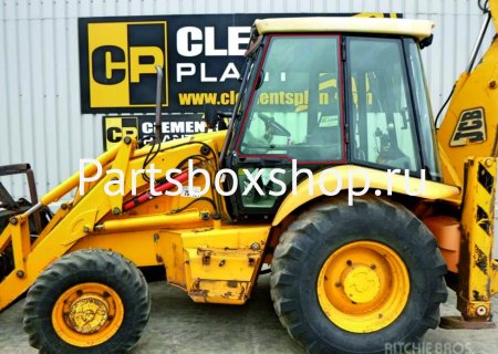 Стекло дверное верхнее левое JCB 3CX, 4CX с 1997-2002 г. KMK